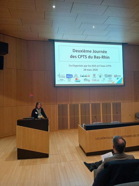 Notre CPTS à la matinée ville-hôpital du 28/03