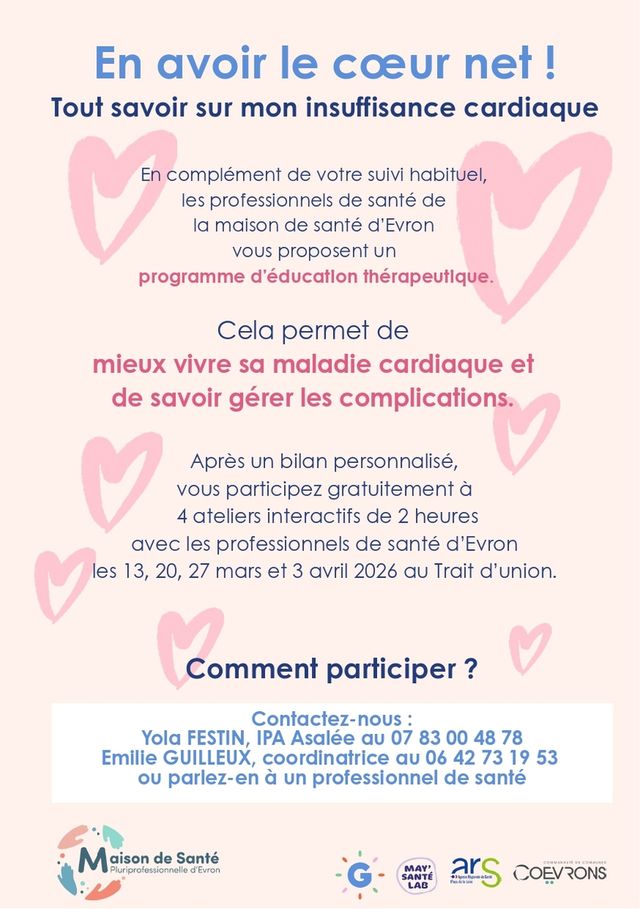 En avoir le coeur net ! Tout savoir sur mon insuffisance cardiaque 