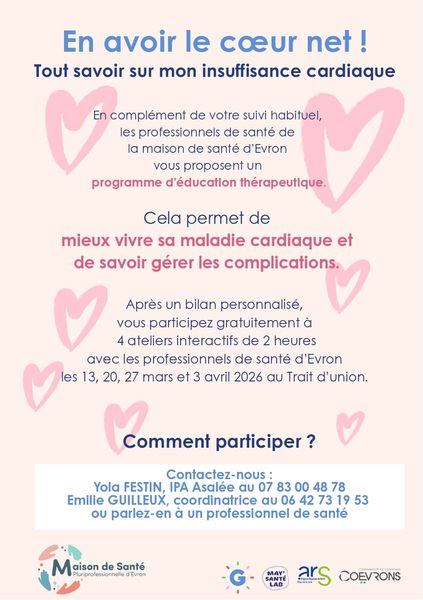 En avoir le coeur net ! Tout savoir sur mon insuffisance cardiaque 