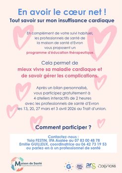 En avoir le coeur net ! Tout savoir sur mon insuffisance cardiaque 