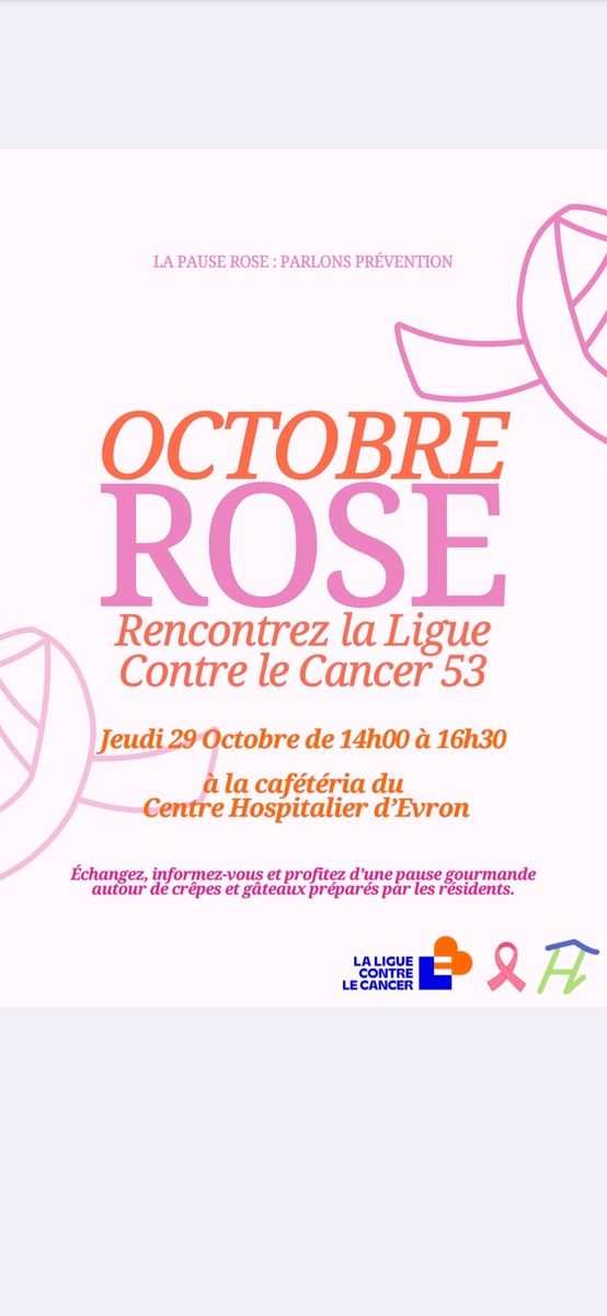 Octobre Rose à l'Hôpital d'Evron