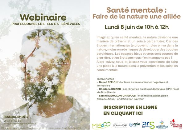 Webinaire santé mentale : faire de la nature une alliée 