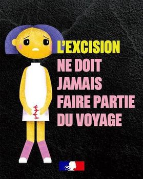 Campagne nationale "L'excision ne doit jamais faire partie du voyage"