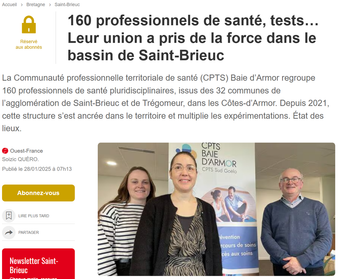 La CPTS dans la presse