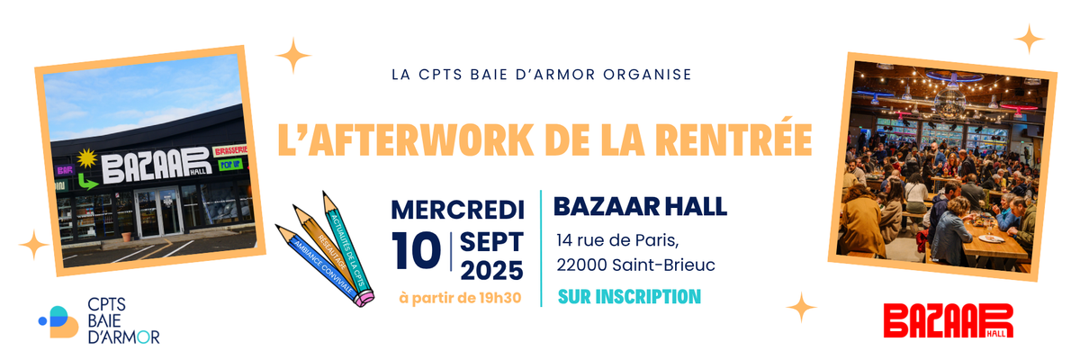 Afterwork de la rentrée - CPTS Baie d'Armor 