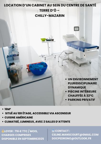 Location de cabinet médical Chilly-Mazarin