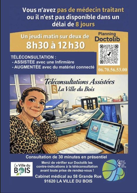 La téléconsultation assistée : une solution de proximité pour faciliter l’accès aux soins