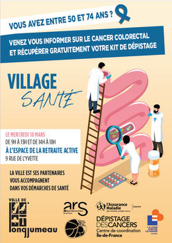 Village Santé : informez-vous sur le dépistage du cancer colorectal