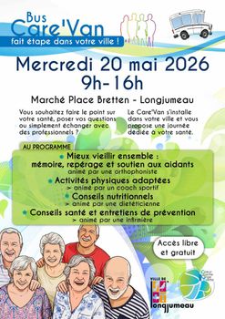 Le Bus Care'Van fait étape à Longjumeau !