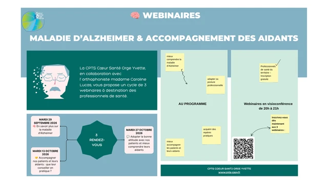 WEBINAIRES MALADIE D’ALZHEIMER & ACCOMPAGNEMENT DES AIDANTS