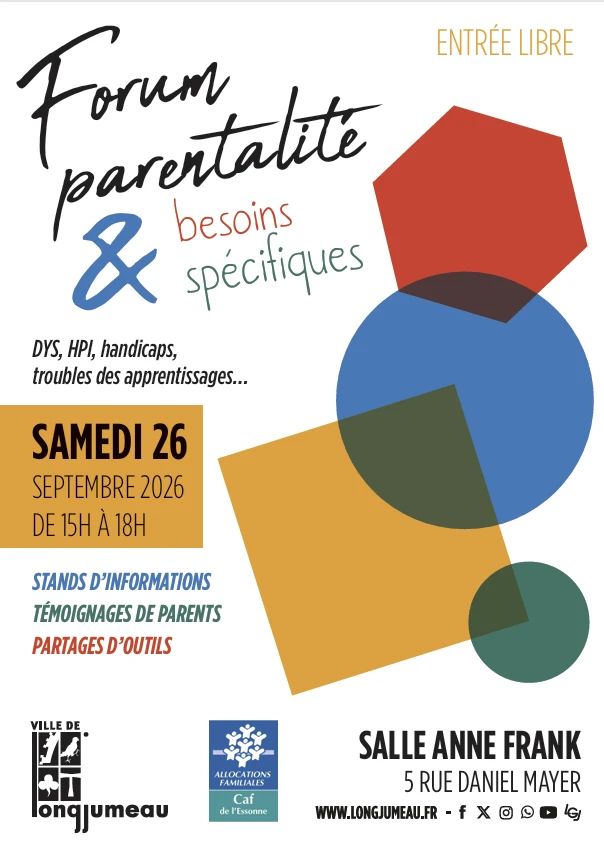Forum Parentalité et Besoins Spécifique, Longjumeau 26 septembre 