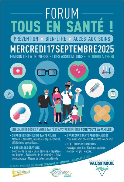Forum santé à VAL DE REUIL - septembre 2025