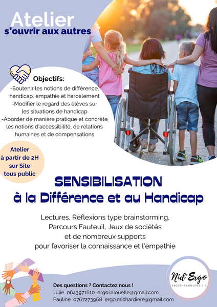 Sensibilisation à la différence et au handicap