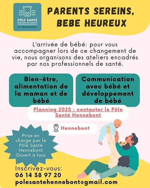 Parents sereins, bébé heureux