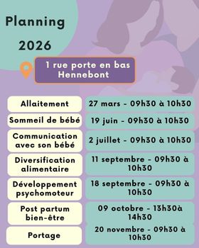 Le prochain atelier destiné aux jeunes parents sera consacré à la diversification alimentaire, RDV le 11 septembre à 09h30