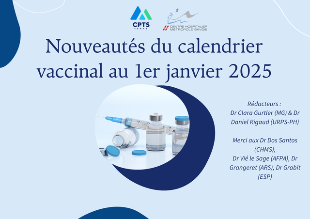 Nouveau calendrier vaccinal 2025