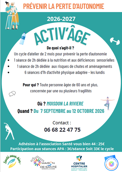 TOUS PUBLIC | MSP de Moisdon-la-Rivière : prévenir la perte d'autonomie