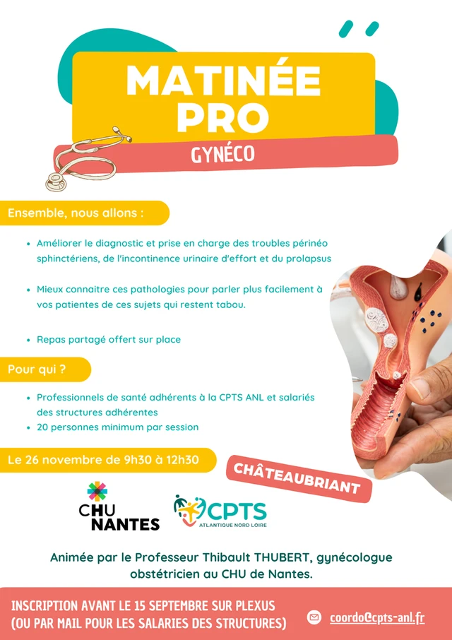 ADHERENTS | Matinée professionnelle en gynécologie