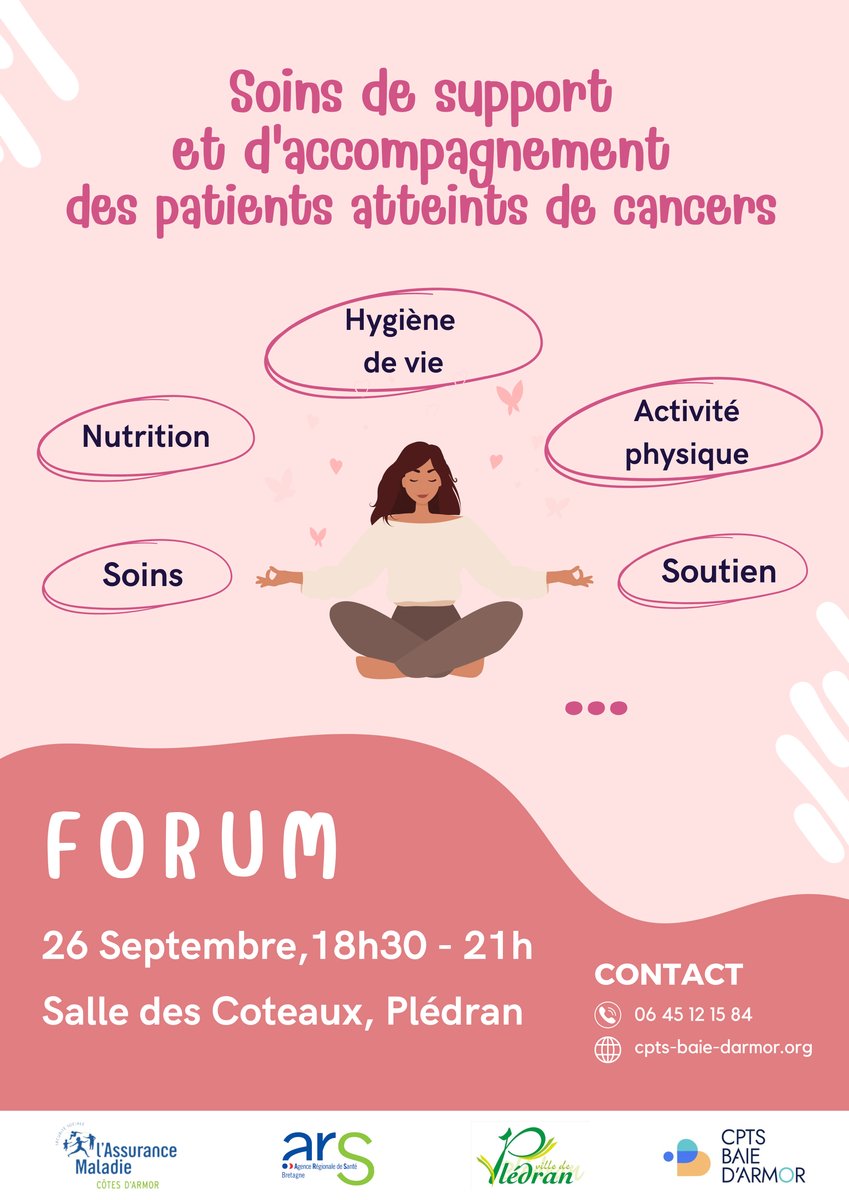 Forum organisé en septembre 2024 sur les soins de support